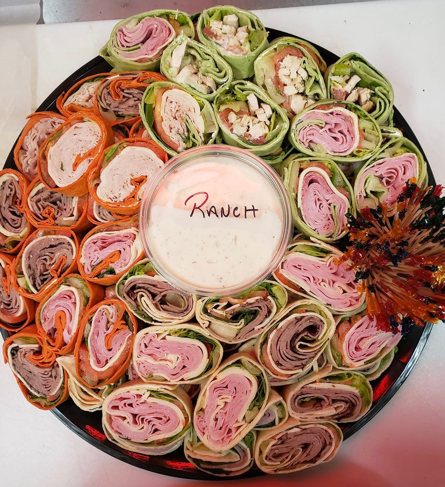 Pinwheel Wrap Platter